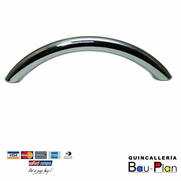 TIRADOR ARCO CROMADO  96 MM   P6