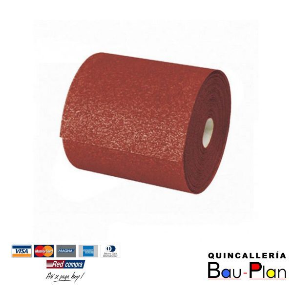 LIJA ROLLO GRANO 100   /  ANCHO 290 MM