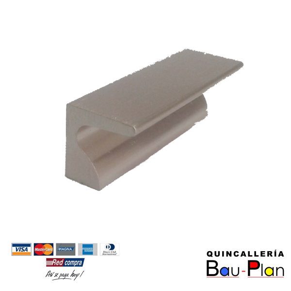 TIRADOR NIQUEL MATE 4 CM      - P2