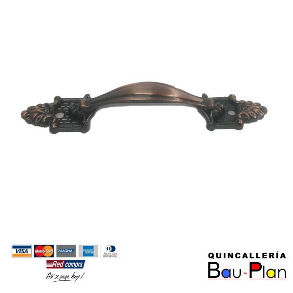 TIRADOR SATINADO 96 MM  P6