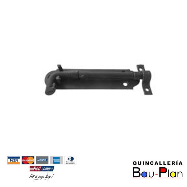 PICAPORTE NEGRO  8"    P19
