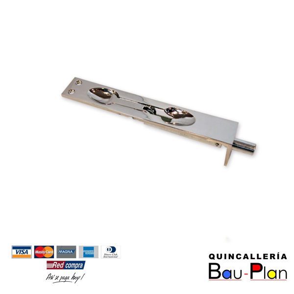 PICAPORTE EMBUTIDO  SATIN NICKEL 8"   P19