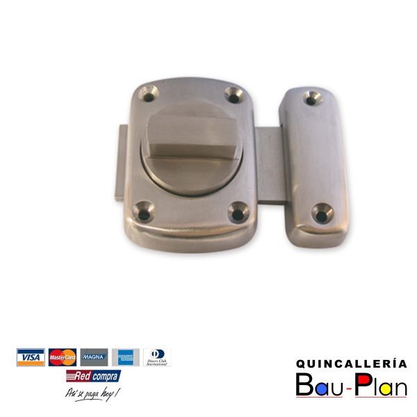 PICAPORTE CROMADO MATE  57 X 59MM   P19