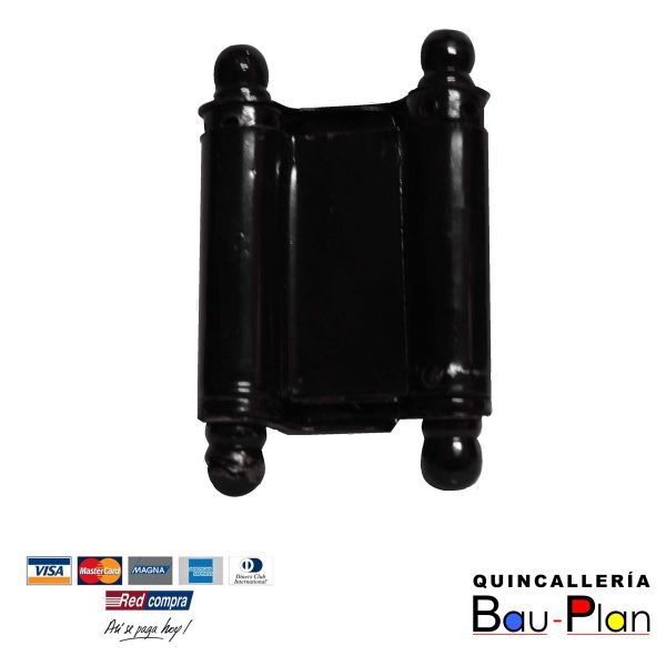 BISAGRA DOBLE ACCIÓN 3" NEGRO    P-C