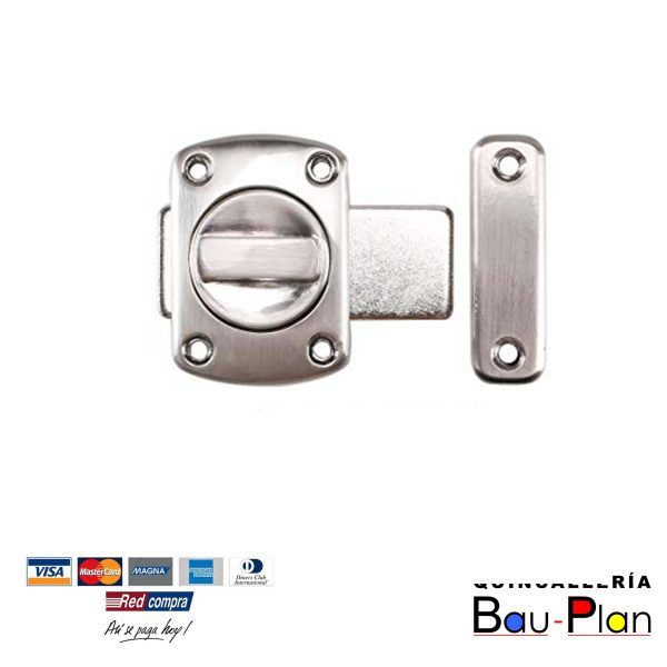 PICAPORTE CROMADO BRILLANTE  57 X 59MM   P19