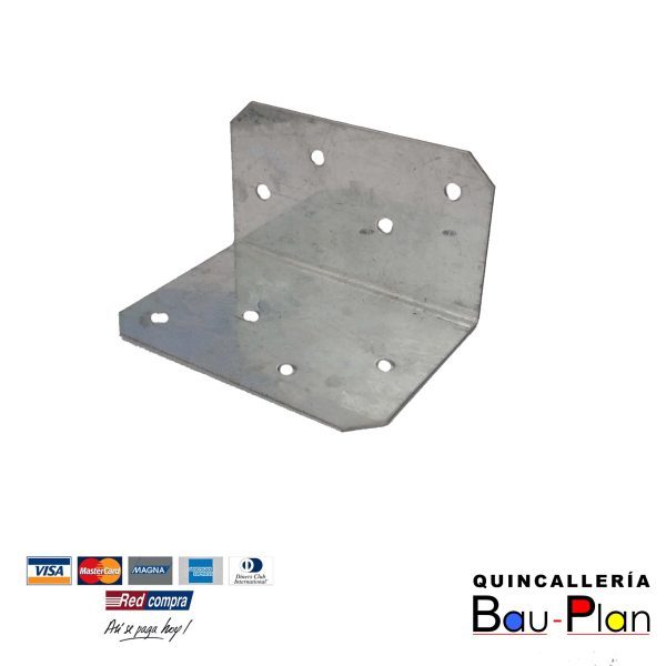 ESCUADRA SILLA DE REFUERZO  3" ZINCADA    P-A