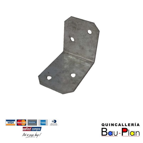 ESCUADRA SILLA DE REFUERZO 1.5" ZINCADA    P-A