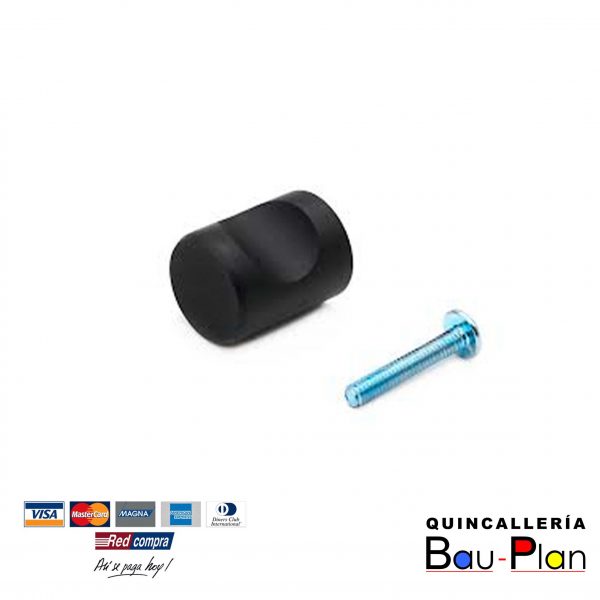 PERILLA BALIN NEGRO 25 MM.
