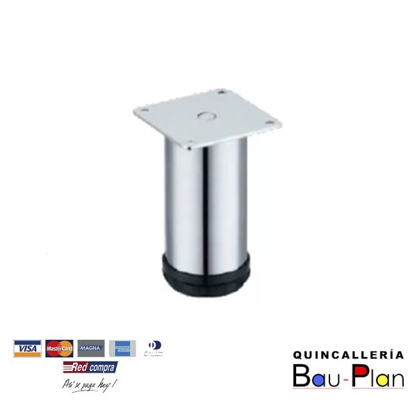PATA CORTA CROMADA 50x80MM