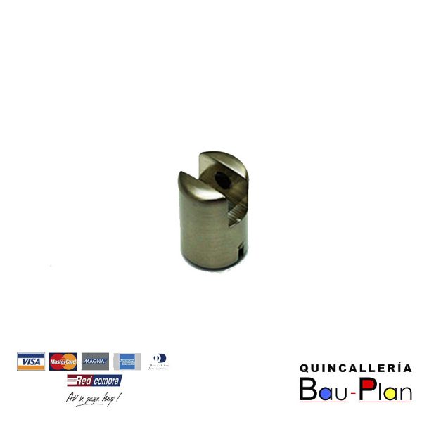 EMBELLECEDOR SUJETADOR 2-2 ALUMINIO 25X25X10MM