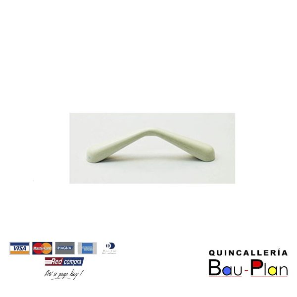 TIRADOR VAR.BLANCO 64 MM G.210A.LAC