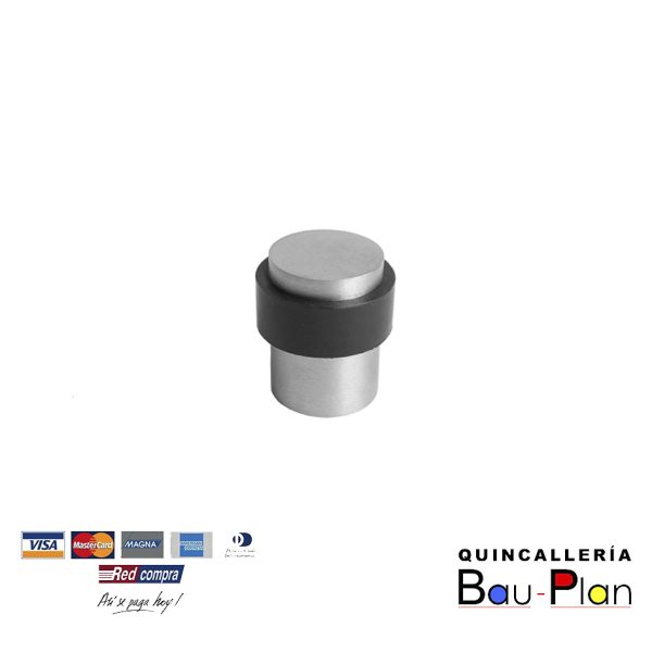 TOPE ACERO INOX.MACIZO 40 ALT. 30mm