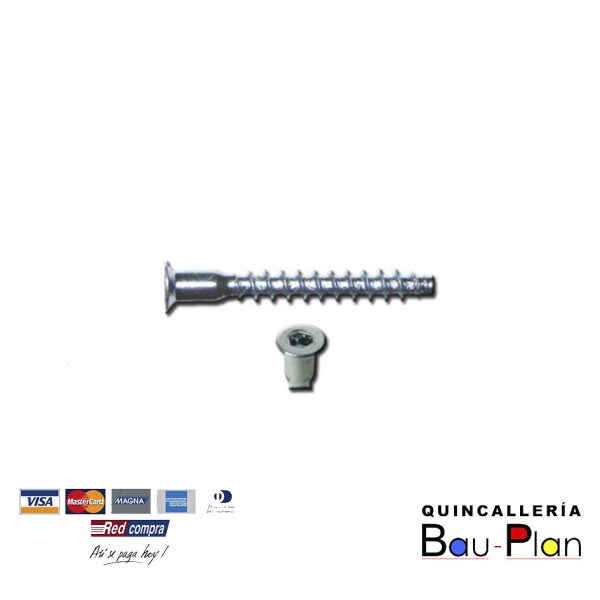 TORNILLO SOBERBIO (500 un) 3/16 x 2 R/POZI Zinc.