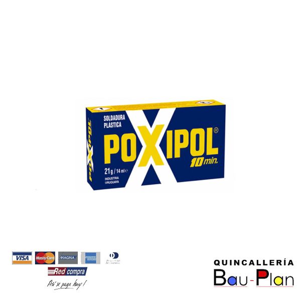 PEGAMENTO POXIPOL 10MIN METALICO 14ML