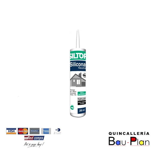 TAPAGOETRA SILTOP SILICONA NEUTRA GRIS 280 ml.