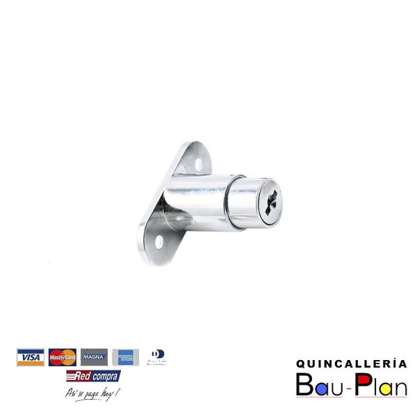CERRADURA CUADRADA 19mm NIQUELADA 138S