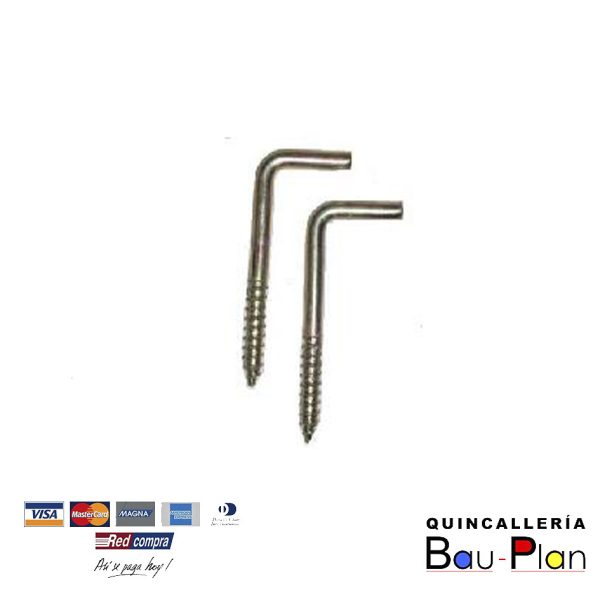TORNILLO ESCUADRA 1 1/2 HIERRO ZINCADO