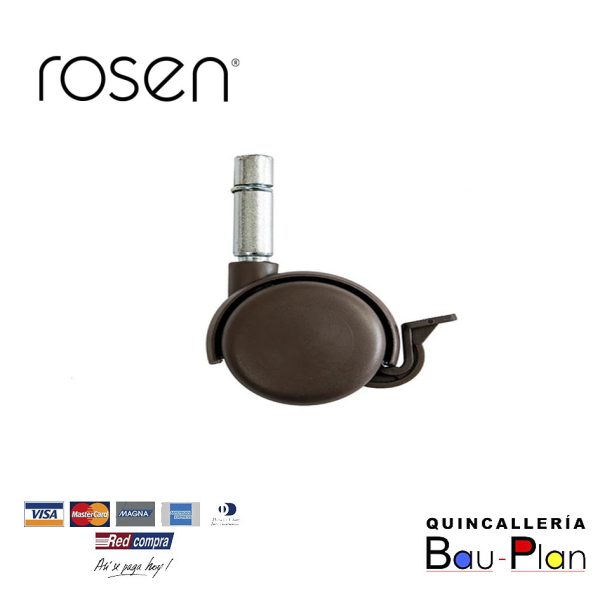 RUEDA NEW BROWN CASTOR (ROSEN)