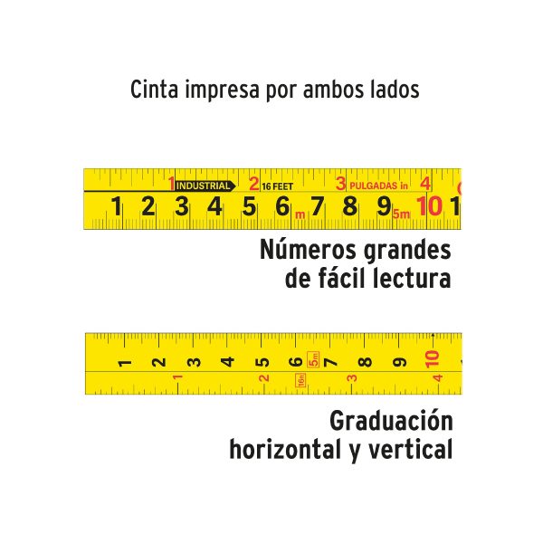 HUINCHA MEDIR 5MT CINTA 3/4 - Imagen 4